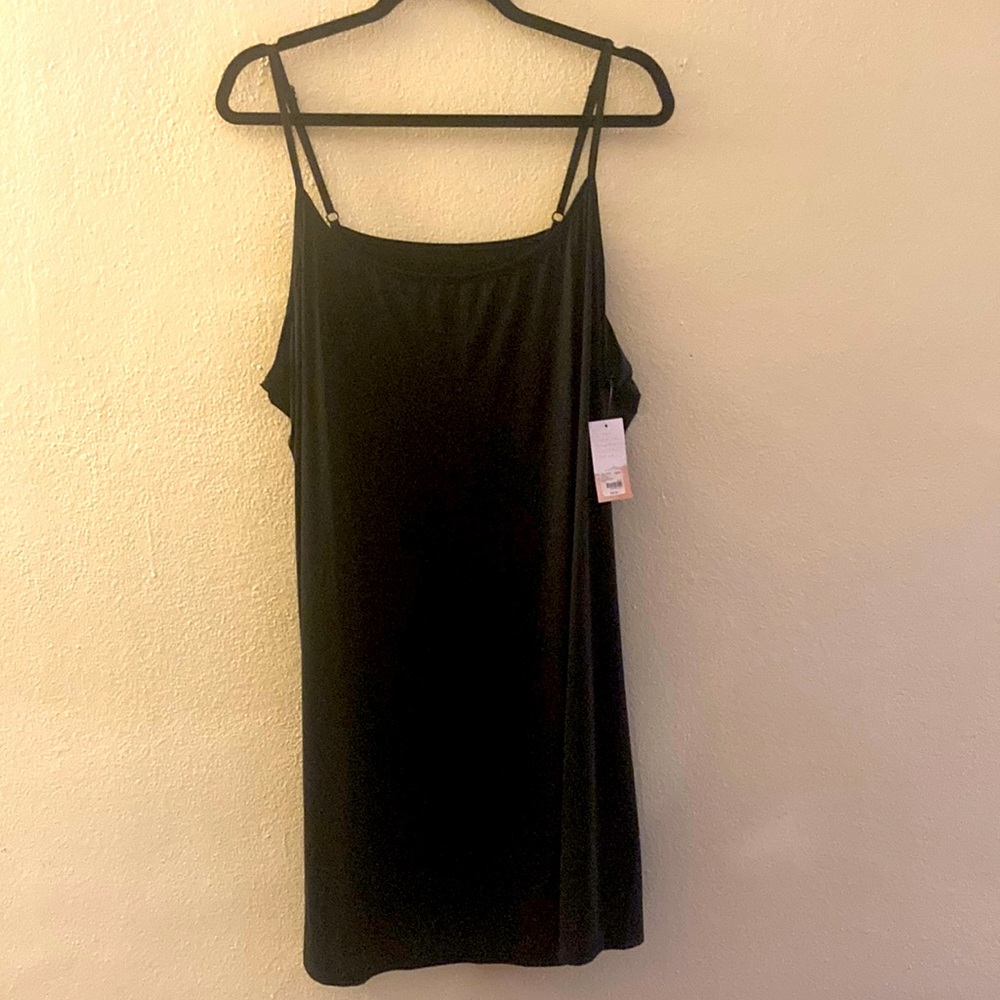 Lane Bryant black slip NWT